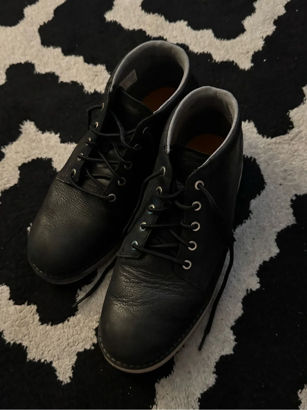Timberland Men's Black Leather Chukka Boots